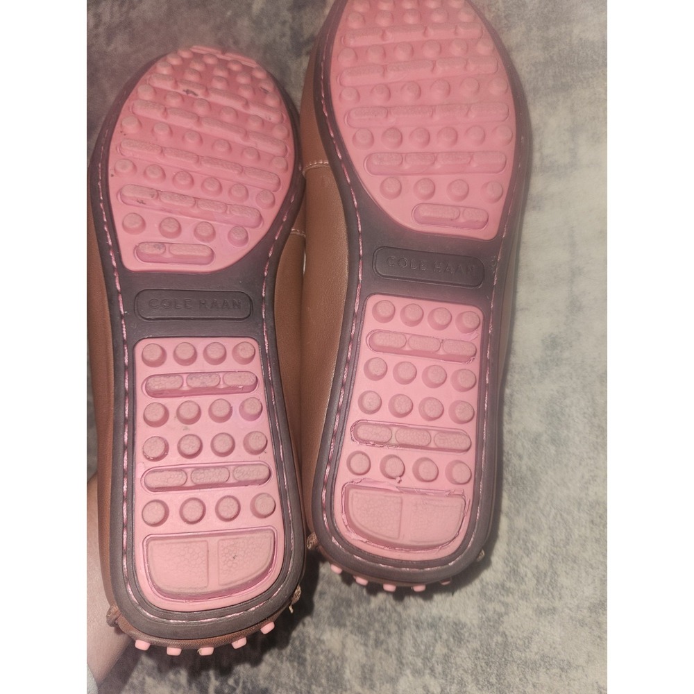 Cole Haan Great EscapDriving Loafers Women's 7.5 B Brown Leather Moccasin Shoes - Picture 5 of 7